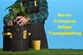 Transplanting plant into sturdy BudPot fabric planter that holds shape without collapsing.